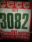 Štartna številka, smučarski tek,Trnovski maraton 1979, Jugoslavija