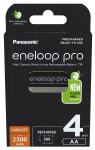 4 x Panasonic Eneloop PRO NEW R6 AA 2500mAh baterije BK-3HCDE/4BE (bli