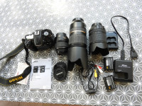 Nikon D7000, 3 objektivi, 2 bateriji 2 polnilca, kartica