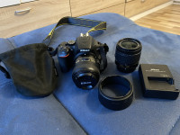 Prodam fotoaparat Nikon D3500 + 2 objektiva