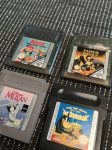 4 x NINTENDO game boy igre,Mulan, Asterix, TOMB raider,Daffy Duck