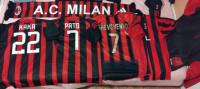 Navijaški dres AC Milan - ORIGINAL - parkrat nošeni - z imeni -ODRASLI