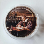 KOVANEC WILLIAM SHAKESPEARE 1 OZ SREBRNIK