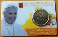 Vatikan 2017 - kartica 50 cent