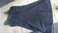 Nosečniška poletna obleka-črna, svečana, vel.XS-S