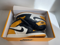 Jordan 1 taxi yellow toe