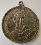 Hrvaška originalna spominska medalja Andrija Kačić Miošić Makarska1890