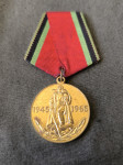 Medalja Sovjetske zveze 1945 1965 20 let zmage v drugi svetovni vojni