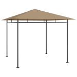 vidaXL Paviljon 3x3x2,7 m taupe 180 g/m²