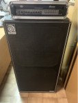 Full bass rig! Ampeg SVT 3-pro/v racku + Ampeg Classic 8x10"