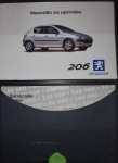 Navodila za uporabo Peugeot 206 - SLO