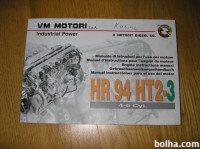 VM R754 motor- servisna knjiga