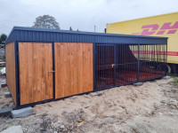 Pesjak 6x3m HIDE z Vrtno lopo 2x3m