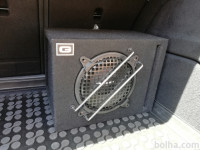 Subwoofer Gladen 20cm v bassreflex ohišju 2ohm ground dls alpine