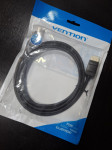 Vention Kabel DisplayPort 1.2 Vention HACBH 2 m, 4K 60 Hz (črn)