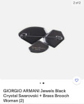 Giorgio armani broska swarovski kristali