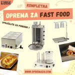 FAST FOOD oprema - NOVO!