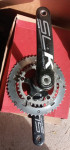 FSA SL-K Light Carbon Crankset (585g) 50/34T BB30 172.5mm Pogon