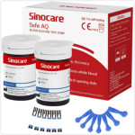 Merilni lističi glukoze v krvi Sinocare Safe AQ Smart