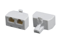 Internet UTP razdelilec 1v2 RJ45 SPLITTER MODULAR