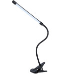 USB 20 LED gibljiva namizna svetilka črna 63cm črna