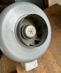 Cevni ventilator fi160 s cevmi in stikalom (reostat)