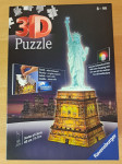 3d puzzle Ravensburger, Kip svobode, night edition