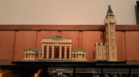 Lego Arhitektura Big Ben in Brandenburška vrata