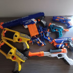 Nerf guns...