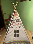 Otroški indijanski šotor teepee