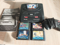 Sega Megadrive + 5 iger