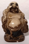 miniaturna skulptura netsuke - Cvetlični Buda