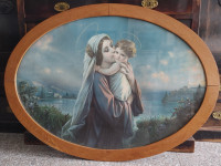 Nabožna slika Marija z detetom