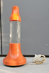 Vintage oranžna svetilka "Space Age". Približno 1970 Brez žarnice DELU