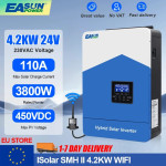 Solarni ,razsmernik,inverter,hibrid, 4,2 kw 24 v+WIFI antena,lifepo