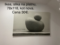 Ikea velika slika na platnu kot nova 78x118 cm