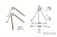 Zidni antenski distančniki za montažo drogov OMP & OMM