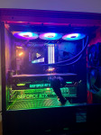 Gaming PC, i9, WiFi, RTX 3080, 32GB, vodno hlajenje, 1TB NVMe SSD