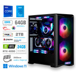 Računalnik MEGA TWR S10 i9-14900K | RTX 4090 | 64GB | 2TB | Win11Home