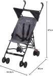 Voziček "Peps Stroller, Black Chic"