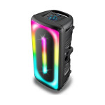 FM USB karaoke zvočnik Bluetooth 150W + daljinec in mikrofon LED RGB