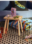 Ikea Omsesidig stol/pručka, borov les