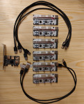 6× Riser PCIE VER010-X Komplet