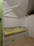 Otroška postelja hiška 160x80