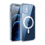 Magnetic Clear zaščitni ovitek (TPU) za mobilnik Apple iPhone 12/12 Pr