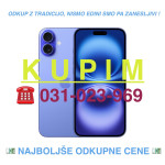 KUPIM - ODKUP Apple iPhone 16 Plus (vsi modeli)