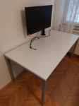 bela pisalna miza 80x160