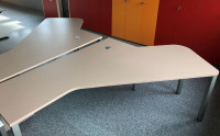 Pisarniška pisalna miza - 228 x 80(60) cm - več kosov