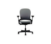 Refurbished Steelcase Leap - Siv pisarniški stol