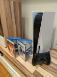 Playstation 5 + 2 igre